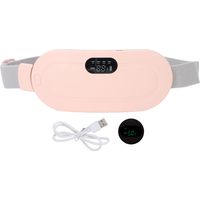 Ceinture chauffante menstruelle, soulagement des douleurs lombaires et abdominales, coussin chauffant vibrant pour ventre et bas du dos.