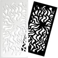 SPLASH - Panneau ajouré en PVC - Brise-soleil - Couleur : blanc - Dimension : 73x148 cm