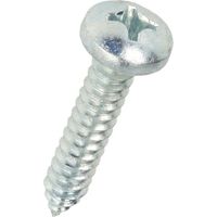 Vis à tôle galvanisée Ø 5,5 x 22 mm à tête bombée et empreinte cruciforme