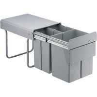 Poubelle automatique coulissante 40L – Ouverture automatique – Hauteur 385 mm – Largeur 338 mm – Amortisseur sans – Décor gris – Wesco