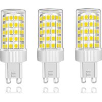 3er-Pack G9 10W LED-Lampen, entspricht 150W Halogen, 86 LEDs, 1000 lm, 360° Abstrahlwinkel, extrem hell, 220–240V Wechselstrom, nicht dimmbar, Kaltweiß (6000K)