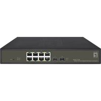 LevelOne GES-2110P switch di rete Gestito L2 Gigabit Ethernet (10/100/1000) Supporto Power over Ethernet (PoE) Nero