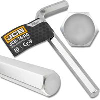 Chiave a brugola JCB esagonale CRV 10 mm a 6 punte tipo L