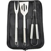 royaluxe - Ensemble d'outils de barbecue, kit d'outils de barbecue pour griller, kit d'accessoires de cuisine en acier inoxydable extra épais de haute qualité 3 accessoires de barbecue