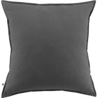 Taie d'oreiller toutes dimensions "Candice" Flanelle de Coton l'Effet Papillon - Candice Orage - - Candice Orage - Taie d'oreiller 63 x 63 cm volant plat piqué
