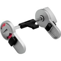 N+D WC-Modulset vernickelt für BB für Türstärke 50 mm (inkl. Beschlag)