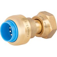 Raccord automatique universel femelle écrou libre TOUT PUSH Ø14 - F12x17 (3/8)