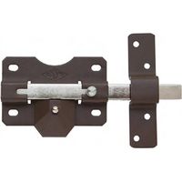 Pulsante/pompa a chiave per catenaccio B3N da 85 mm. Conchiglie rotonde nichelate