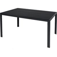 Alu Polywood Gartentisch anthrazit/schwarz -D726867-var1