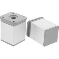 de 4 petites poulies adhésives pour poubelles et meubles de