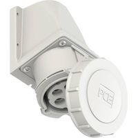 PC Electric 1252-1 toma de pared gris IP67 32 A 5 polos
