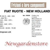 Kupplungsmechanismus 6 Hebel flach 280mm R450 480 500 15529 FIAT NEW HOLLAND LUK