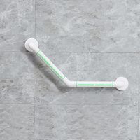 Barres D'appui WC pour Seniors, 135° Barre D'appui Douche pour Baignoires Acier Inoxydable Poignée de Sécurité pour Baignoire, pour Handicapés et Les Personnes âgées (35 x 35 cm)