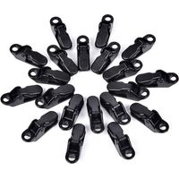 BRAVIX 50PCS Pinces Pour Tente, Clip Bache,Clip Auvents, Accessoires pour Activités Camping Canopy