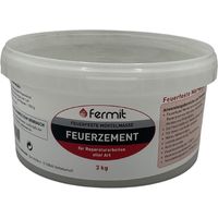Fermit Feuerzement 3 kg feuerfester Zement Ofenbau Feuermörtel Ofenbaumörtel