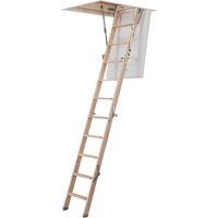 Dolle Bodentreppe mini 4-teilig bis 270cm Raumhöhe mit U-Wert 0,64 Deckenöffnung 95x60cm