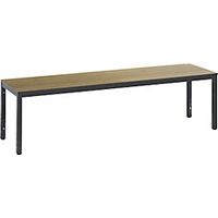 C+P Panca per spogliatoi COMFORT seduta in HPL lunghezza