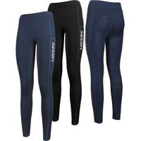 L=46, Bleu: Leggings pour l'équitation féminine en tissu technique modèle NADIN