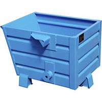 Volquete apilable capacidad 0,3 m³ azul RAL 5010