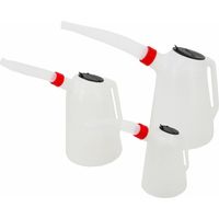 Contenitore olio awtools nalewak warsztatowy coperchio sicuro beccuccio flessibile