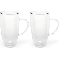 Latte Macchiato/Cappuccinoglas Duo 400ml doppelwandig 2er Set