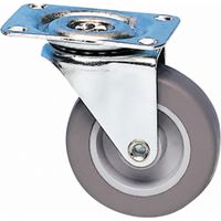 MINIROL-Rolle D. 42 mm mit schwenkbarer Platte, Höhe 54 mm