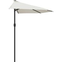 Sombrilla de balcón con mástil de aluminio 300 x 150 cm color arena 020008305