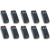 cardin 10 x télécommande 2 canaux 433 mhz s504 txq504c2