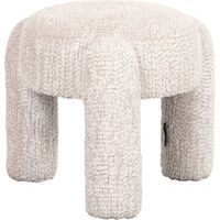 Pouffe élégant crème pour intérieur chic - Crème douce