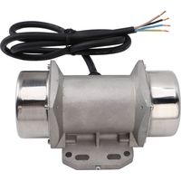 Moteur de vibrateur à béton, triphasé, alliage d'aluminium IP66, vibration électrique silencieuse pour table vibrante 380 à 460 V.