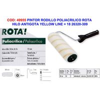 Rullo per pittura antigoccia per parete e soffitto Yellowlin 18 cm