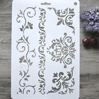 Bricolage Artisanat Fleur Pochoir Pour Peinture Scrapbooking Gaufrage DéCoratif Papier Cartes Album ModèLe