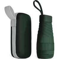 Parapluie de voyage coupe-vent à 8 nervures, compact et portable pour homme et femme, mini parapluie capsule.