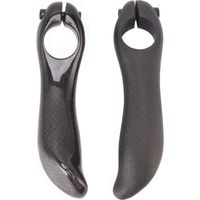 1 Paire Poignées de Vélo en Fibre de Carbone - Réduit la Fatigue, Confort Optimal pour Poignées de Guidon Mat