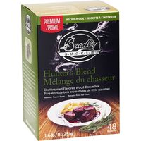 Pack 48 Bisquettes de fumage Bradley Smoker - Mélange Chasseurs