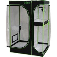 Zelsius Carpa de cultivo 160 x 120 x 205 cm negro/verde Cultivo de plantas de interior