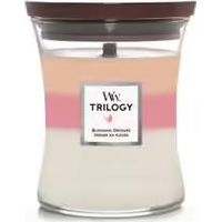 Kerze WoodWick Blooming Orchard Trilogy Massivholz Glas