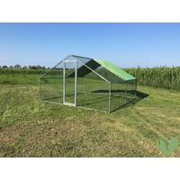 Recinto Da Giardino Per Animali Da Cortile 4x4 Mod. L Copertura 2X4 m