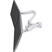 ERGOTRON Ergotron LX Dual Monitorarm für zwei Monitore, Tischhalterung (Weiß) (45-491-216)