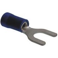 Gabelklemme 6,4mm Kabel 1-2,63mm vorisoliert Farbe BLAU