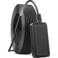 F220 5.5mm Industrial Endoscope WiFi Borescope Inspection Camera Built-in 6 LEDs IP67 Waterproof for