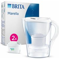Jarra Brita Marella blanca, 2 filtros, 2,4 l, Maxtra Pro