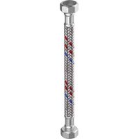 Flamco Silikon-Panzerschlauch 1x1 IG/IG, 25x500mm, Edelstahlgeflecht M5725.1234.50