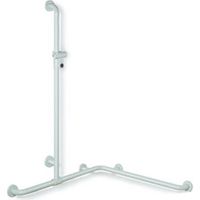 Hewi SERIE 801 corrimano per doccia perpendicolare 1,25 m wa je 762mm profondo nero