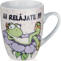 Tazza nici tasse en porcelaine ¡¡¡relájate 100% porcellana verde