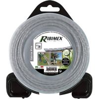Fil Carré Torsadé 15m 3,0 mm - Tête Débroussailleuse - Résistant et Durable - D-Work