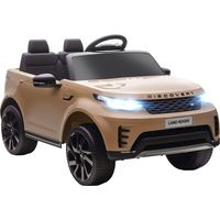 AIYAPLAY Land Rover Discovery Licensed 12V Kids Electric Car w/ Remote Khaki