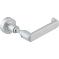 DORMA-Glas Wechselgarnitur 10.304 o. Rosetten, m. Wechselstift, silber eloxiert