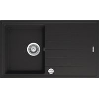 Granitspüle Victory S780.10 - deep black, ab 45er Unterschrank, 78 x 50 cm