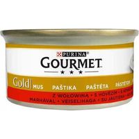 Mousse GOURMET GOLD al manzo - cibo umido per gatti - 24x85 g